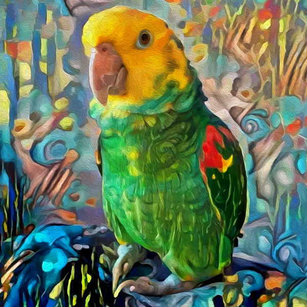 AugiDog Parrot Pet Canvas