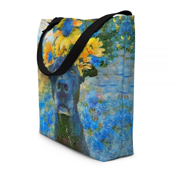 AugiDog Sunflower Tote Bag